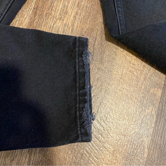 NWT Urban Outfitters BDG Mom High Waisted Tapered Black Jeans Size 27W 32L - Picture 4 of 11